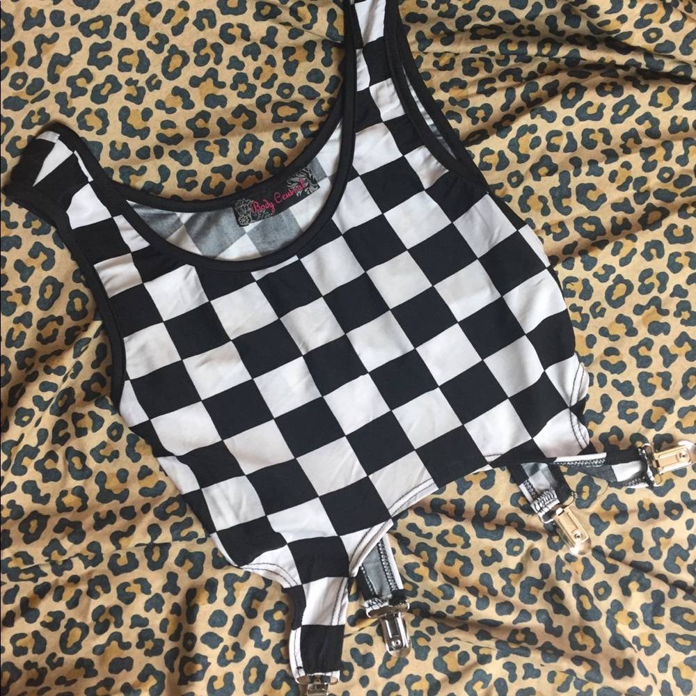 Dollskill checkerboard tank/crop